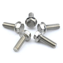 All the teeth 304 316 Stainless Steel Hexagon Flange DIN 6921 Hex Flange Bolts